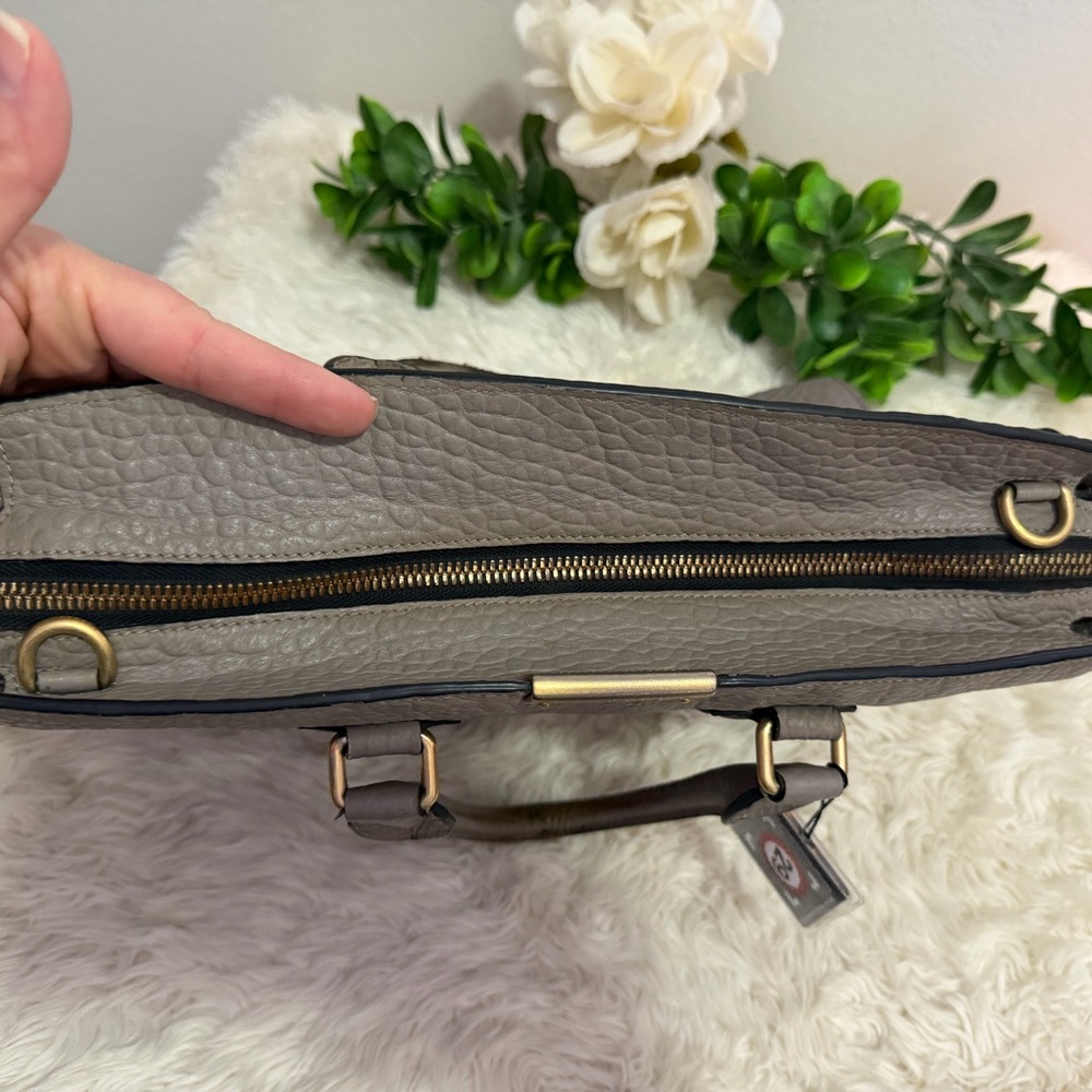 Burberry gray Leather Satchel - Picture 5 of 16